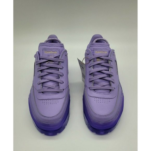 Reebok x Cardi B Club C Junior Size 5.5Y 'Crisp Purple' GX5027 - Picture 3 of 8